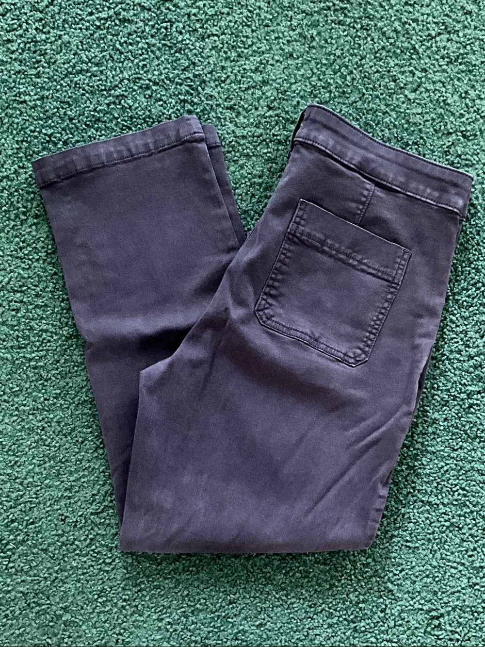 NYDJ Marilyn Straight Ankle Dark Navy Chino Pants